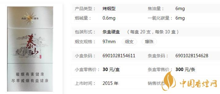 泰山儒風(fēng)細(xì)支多少錢(qián)一包  泰山儒風(fēng)細(xì)支的特點(diǎn)介紹